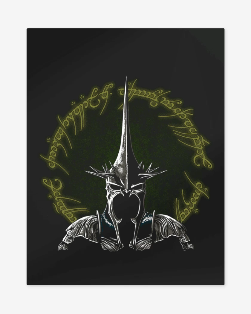 Print metalico Negro de Mordorcillo