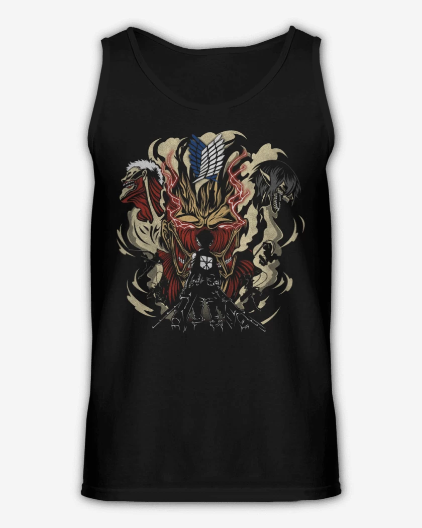 Sudadera Negro de Shingeki 4