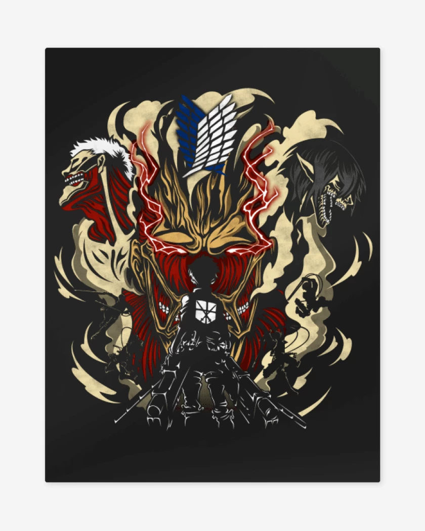 Print metalico Shingeki 4