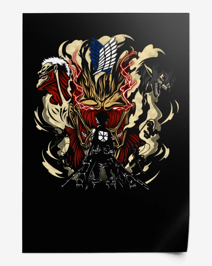 Print Negro de Shingeki 4