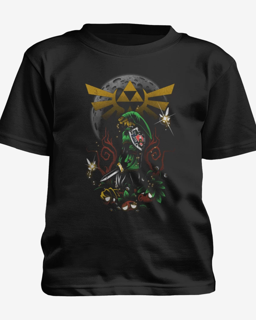 Polera de niño Negro de Link luna
