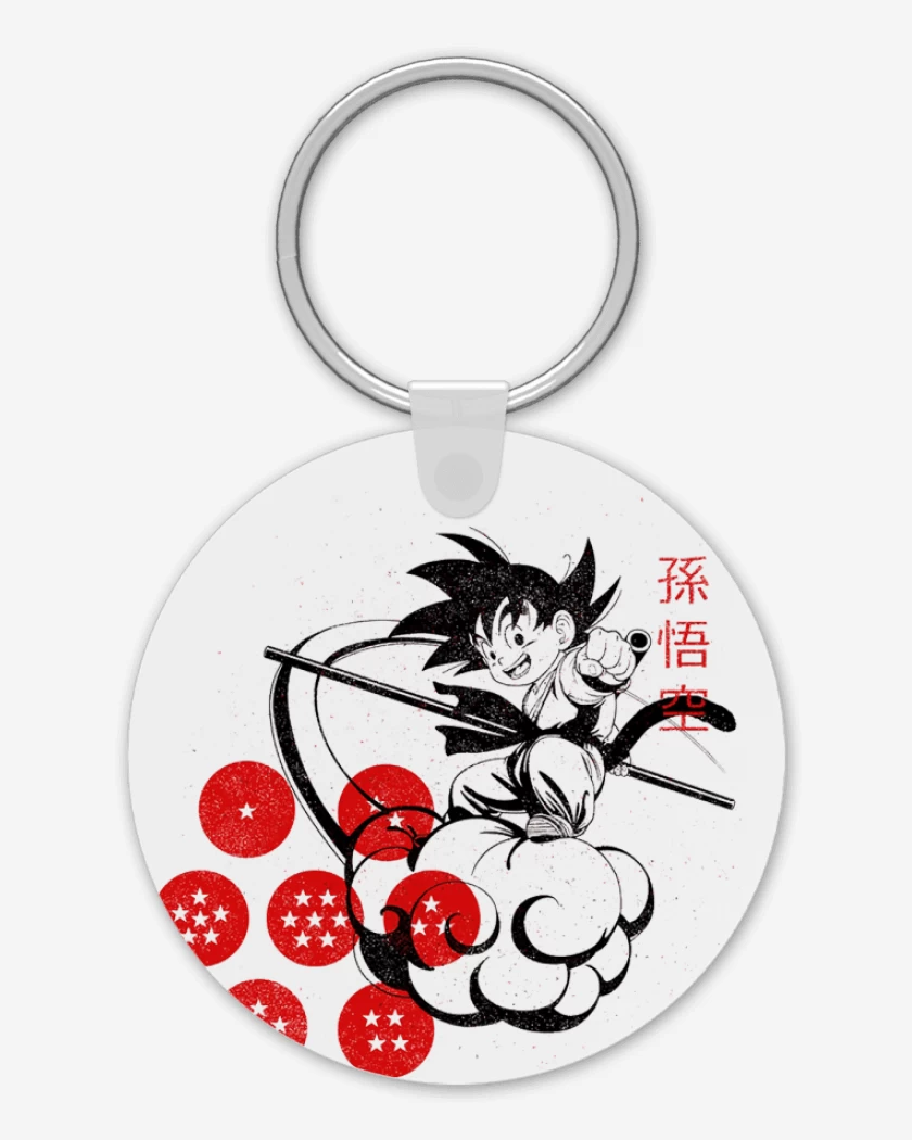 Llavero Blanco de Goku nube voladora