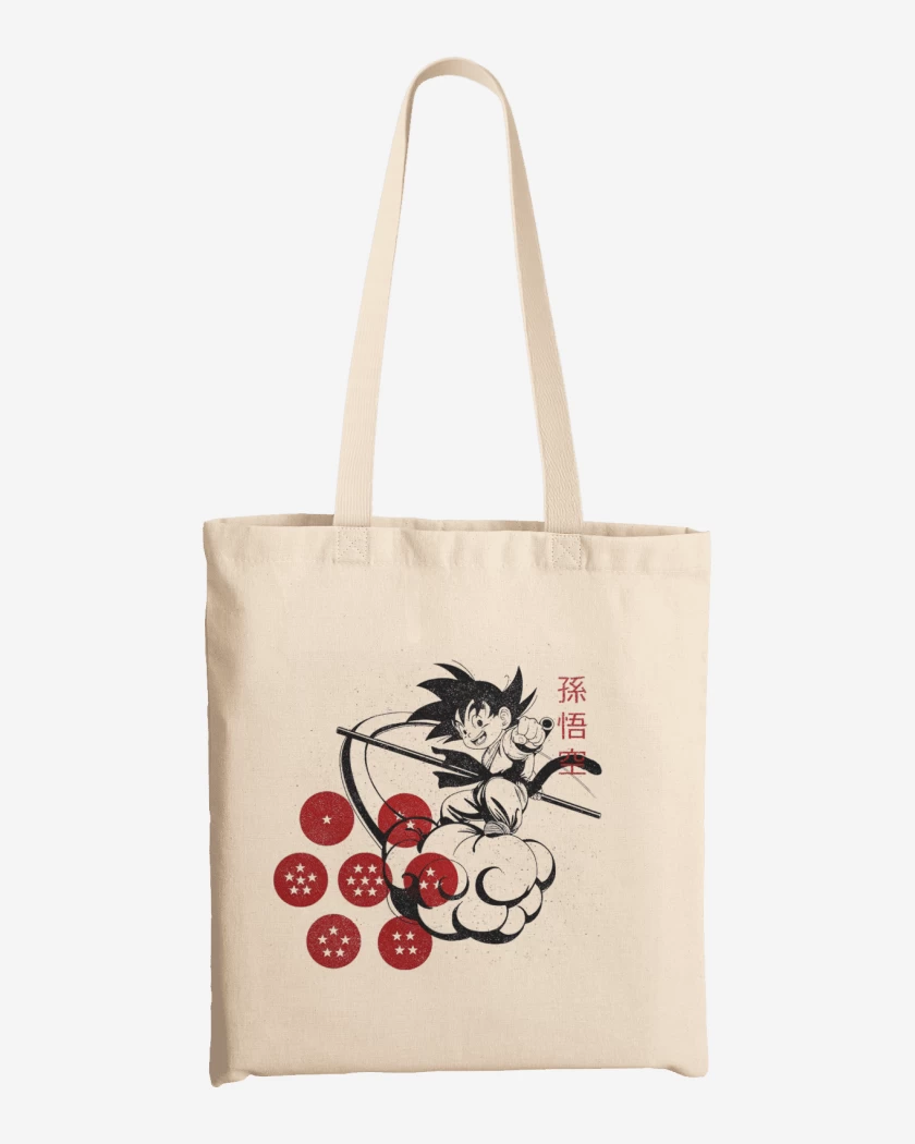 Totebag Goku nube voladora