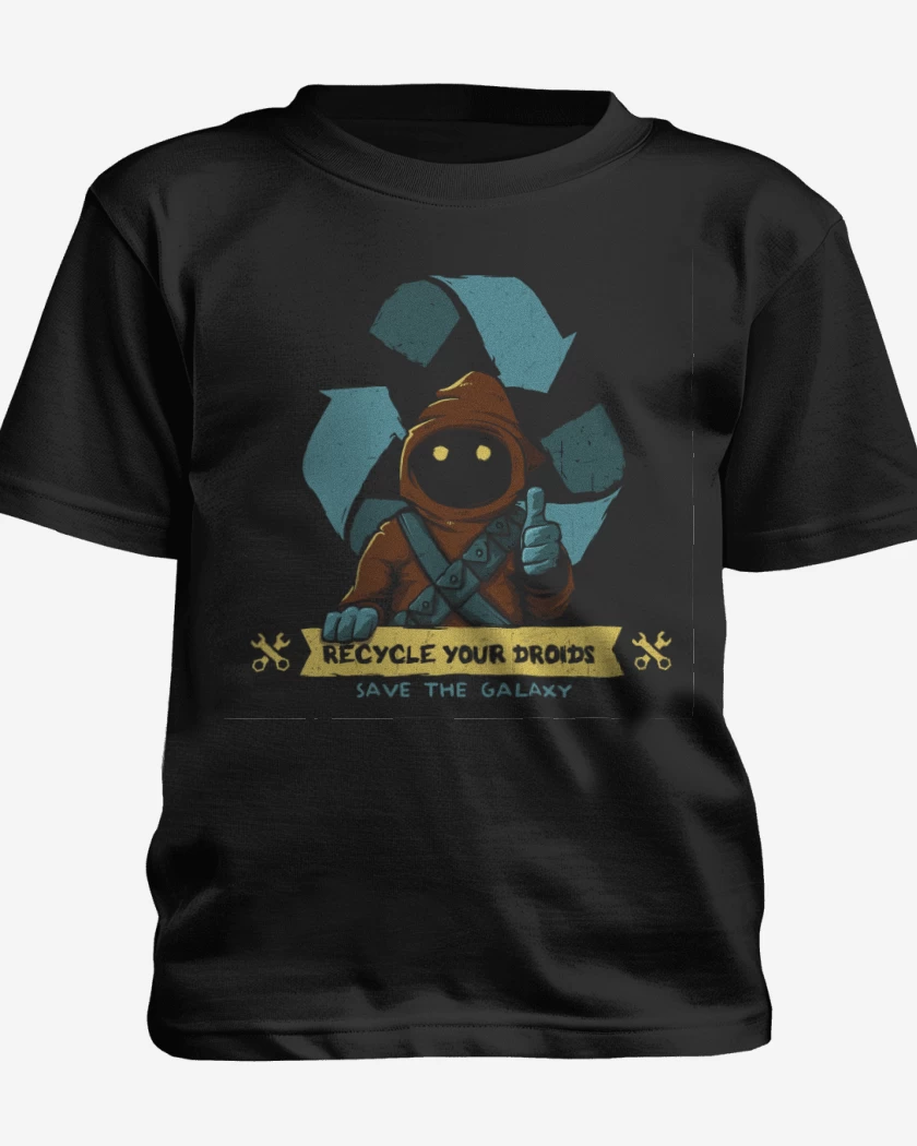 Polera de niño Negro de Save the Galaxy