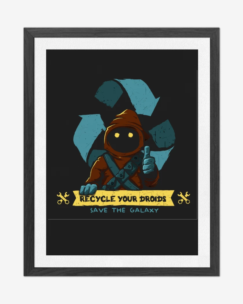 Cuadro decorativo Negro de Save the Galaxy