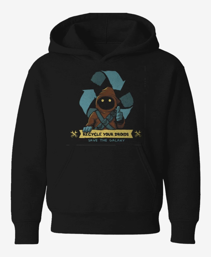 Poleron de niño Negro de Save the Galaxy
