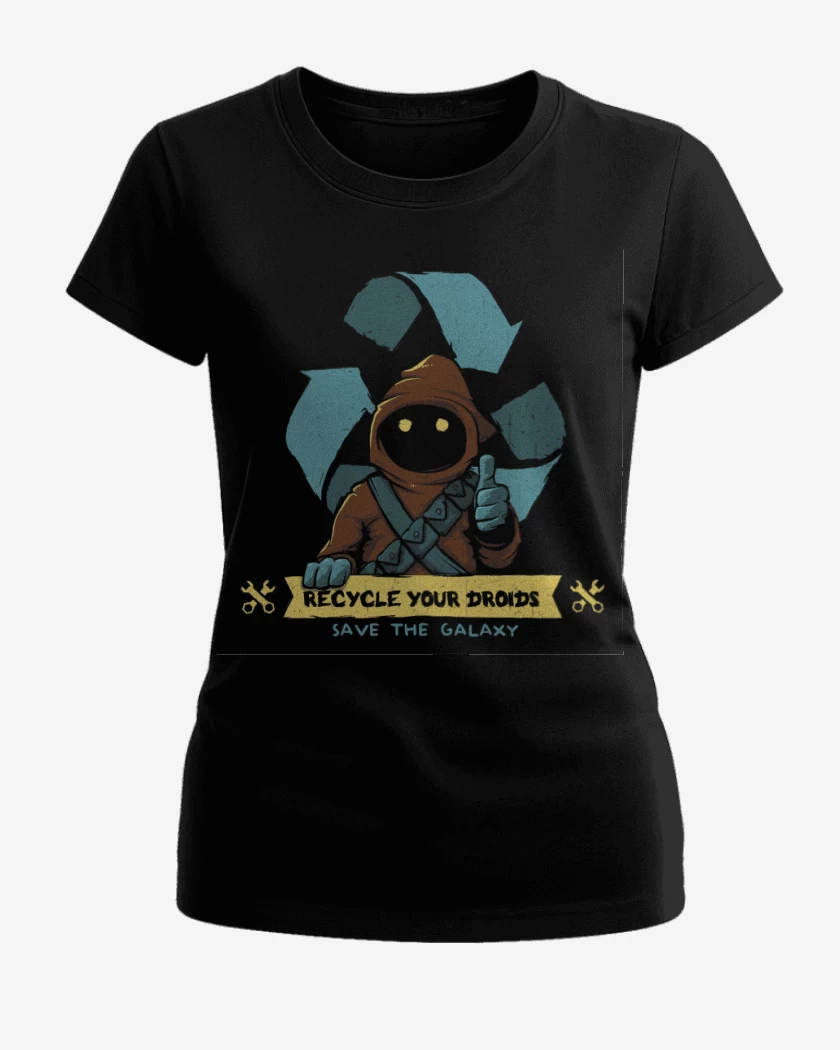 Polera de Mujer Negro de Save the Galaxy