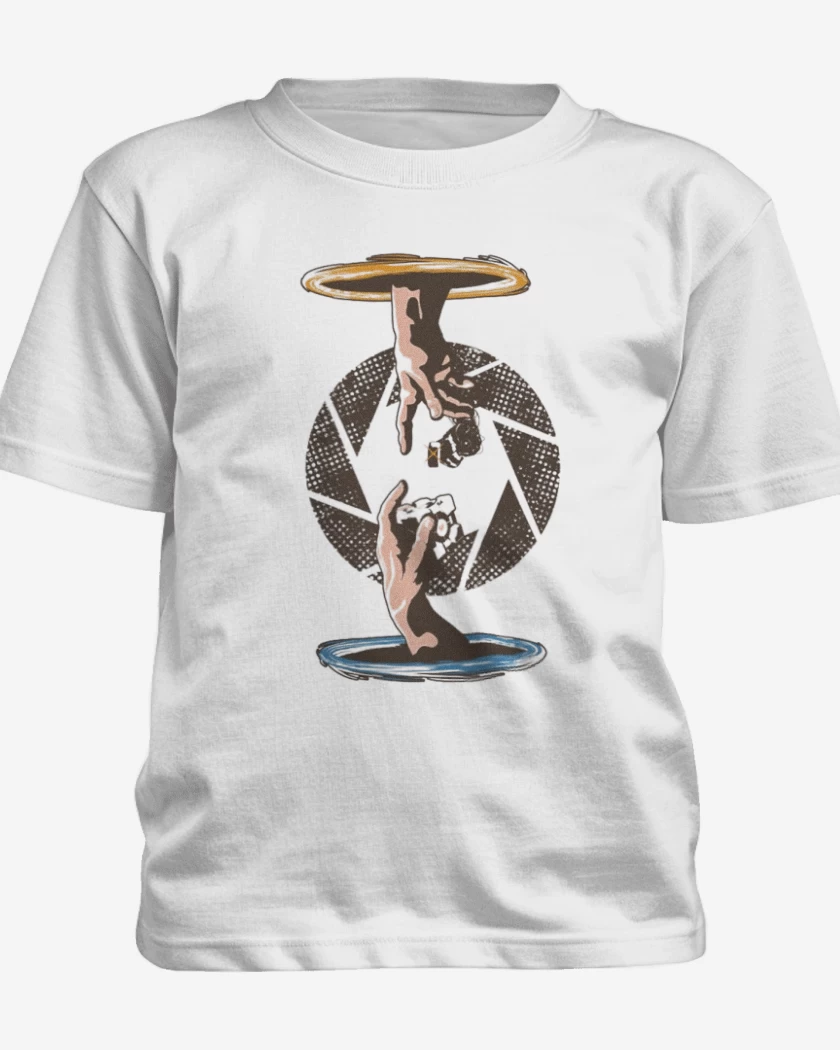 Polera de niño Blanco de Portal Hands