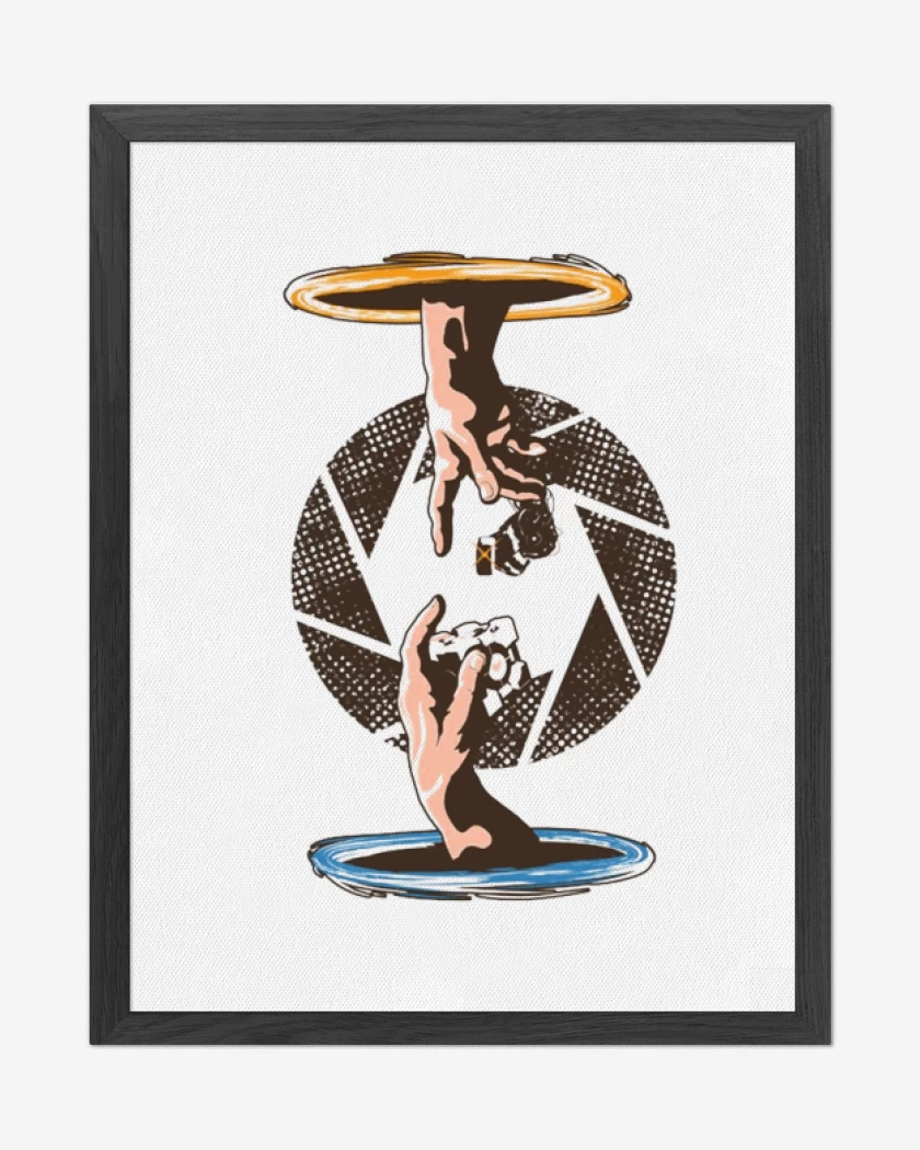 Cuadro decorativo Blanco de Portal Hands