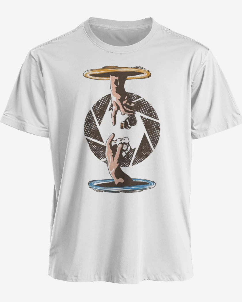 Polera premium Blanco de Portal Hands