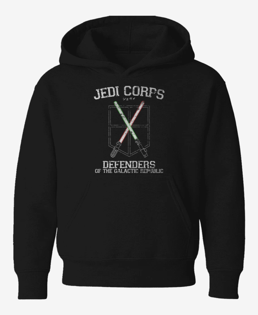 Poleron de niño Negro de Jedi Corps