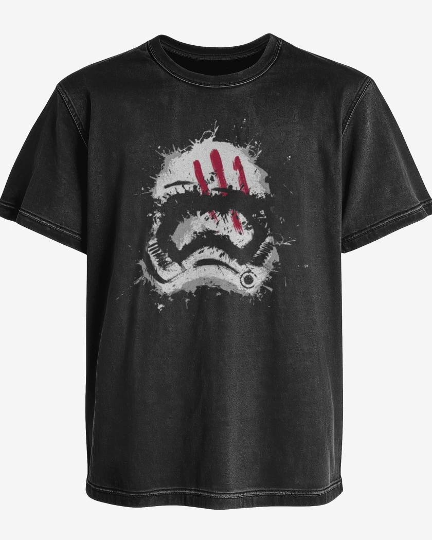 Polera desgastada Negro de FN Trooper