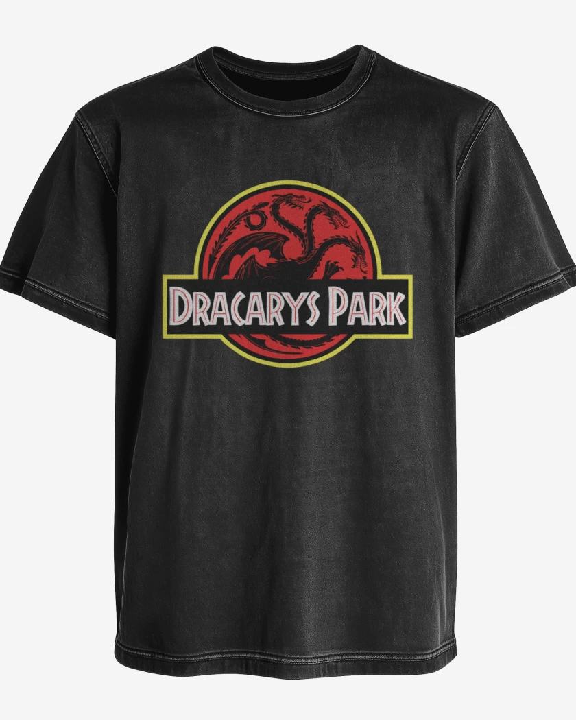 Polera desgastada Dracarys Park