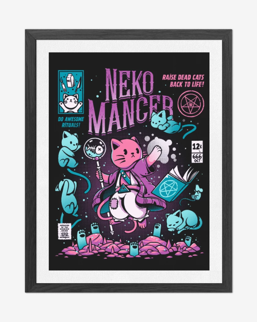 Cuadro decorativo Neko Mancer 