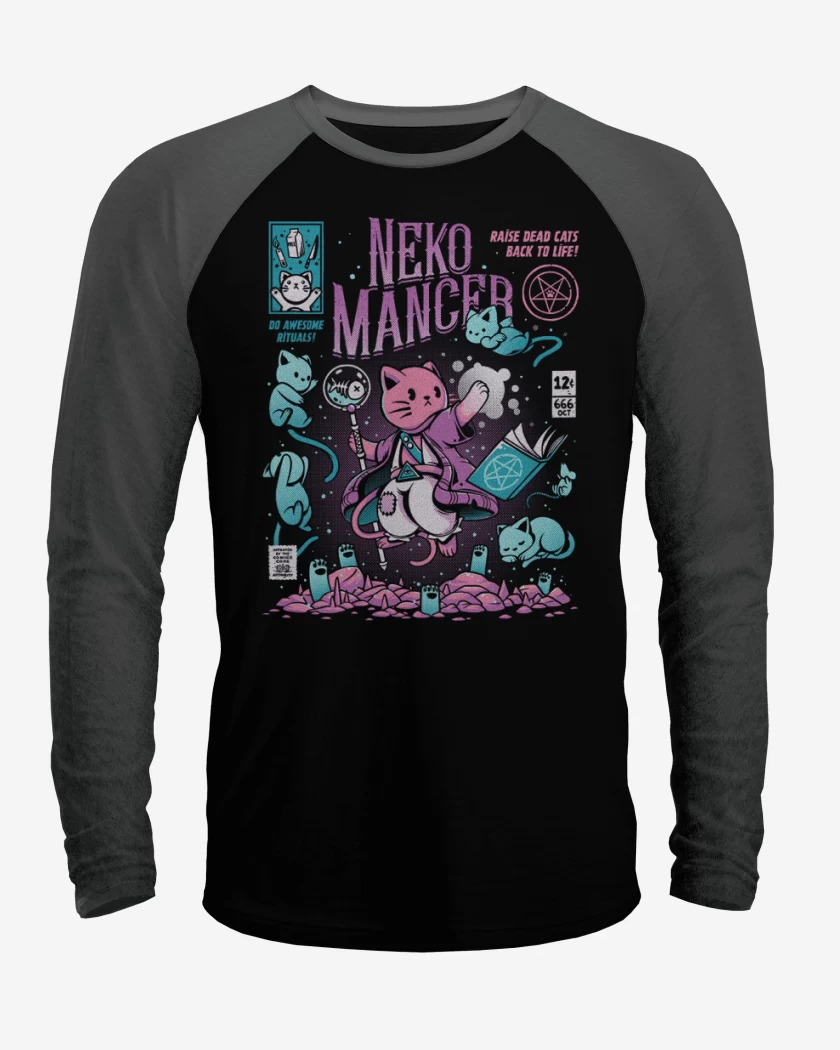 Polera Raglan Neko Mancer 