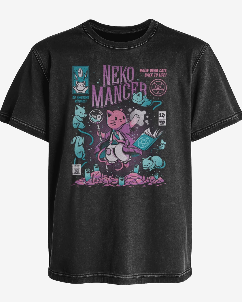 Polera desgastada Neko Mancer 