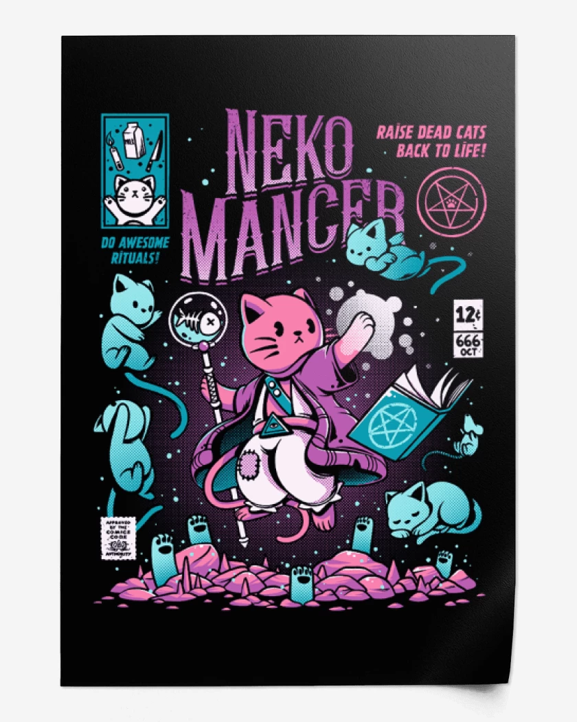Print Neko Mancer 