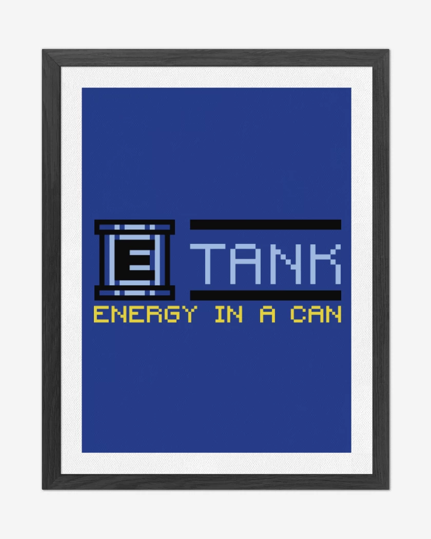 Cuadro decorativo Megaman - E Tank