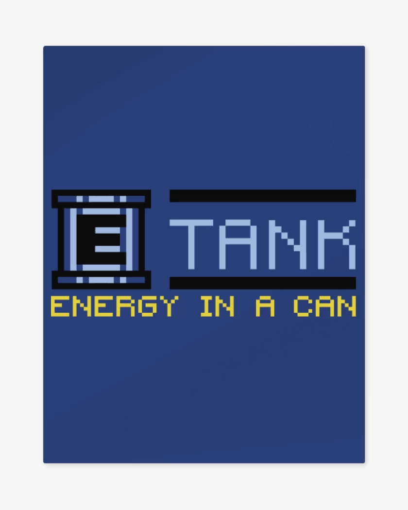 Print metalico Megaman - E Tank
