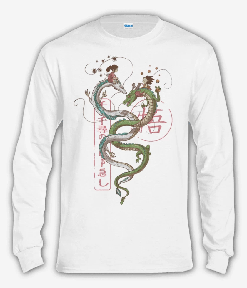 Polera manga larga Dragons 