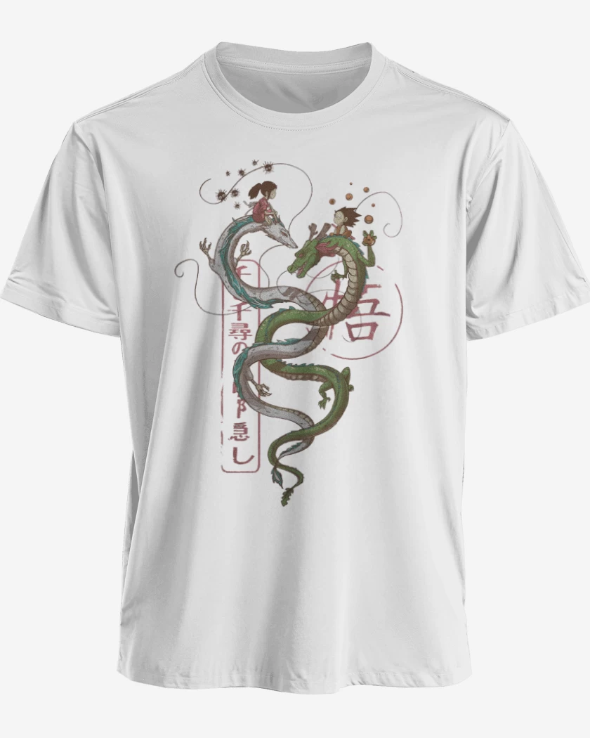Polera Blanco de Dragons 