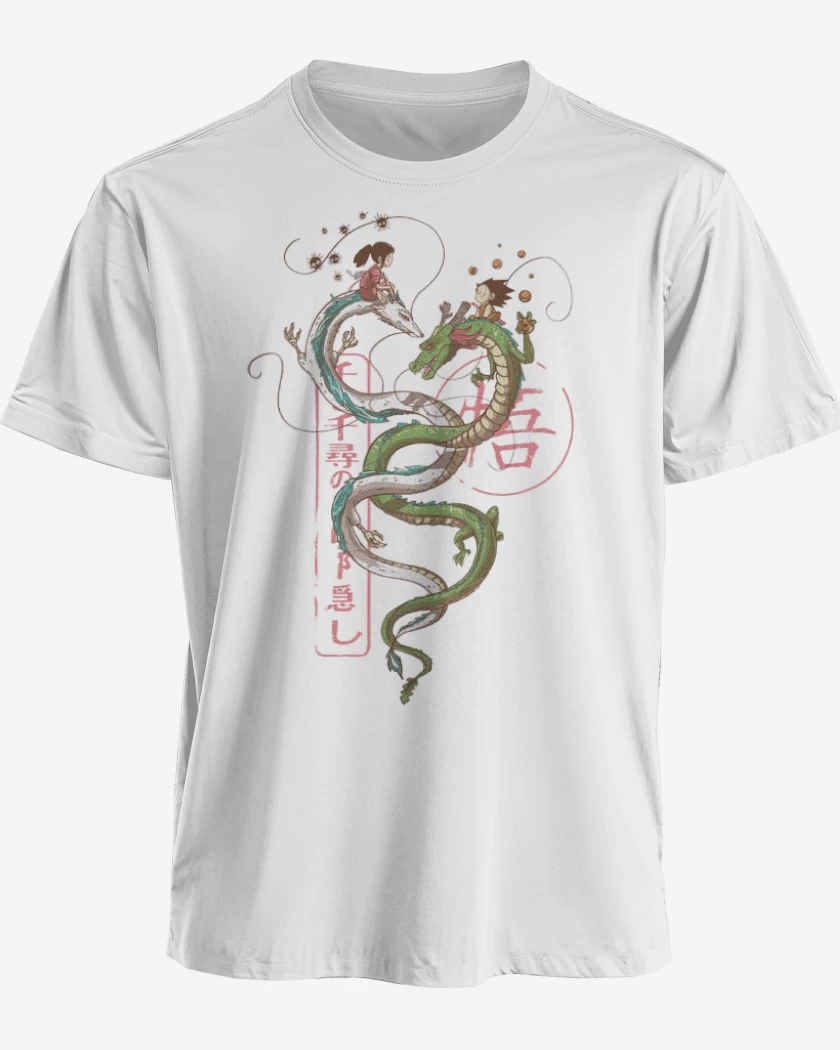 Polera premium Blanco de Dragons 