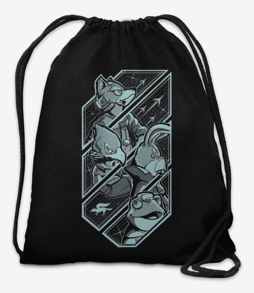 Mochila Negro de Starfox team