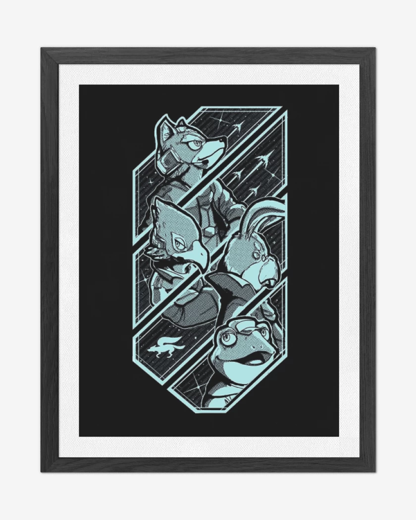 Cuadro decorativo Negro de Starfox team