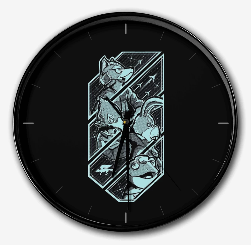 Reloj Negro de Starfox team