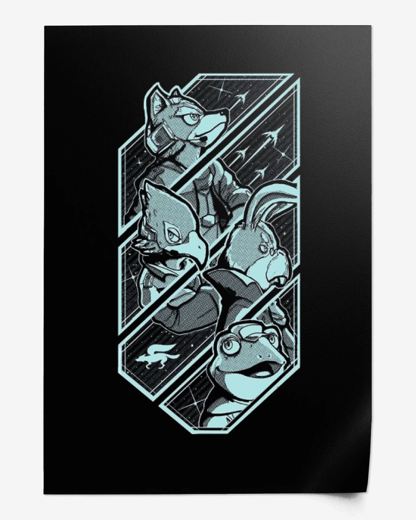 Print Starfox team
