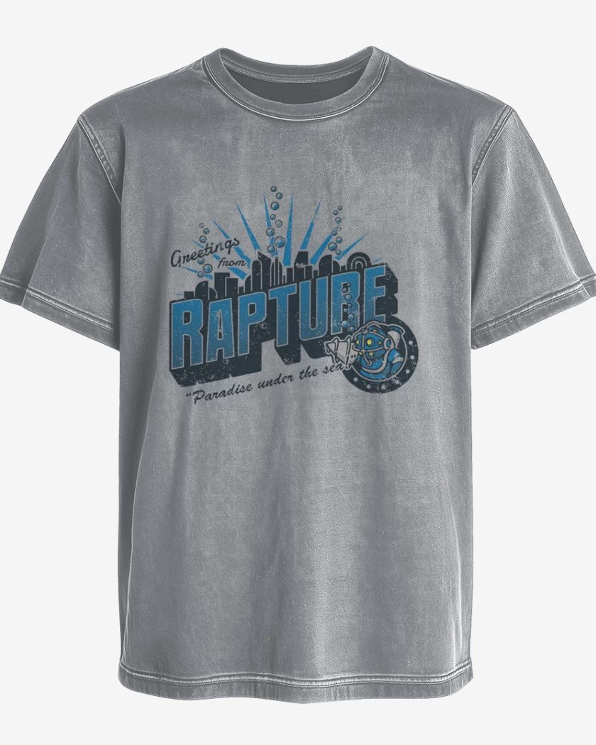 Polera desgastada Bioshock Rapture