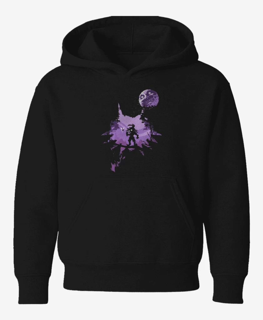 Poleron de niño Negro de skull kid