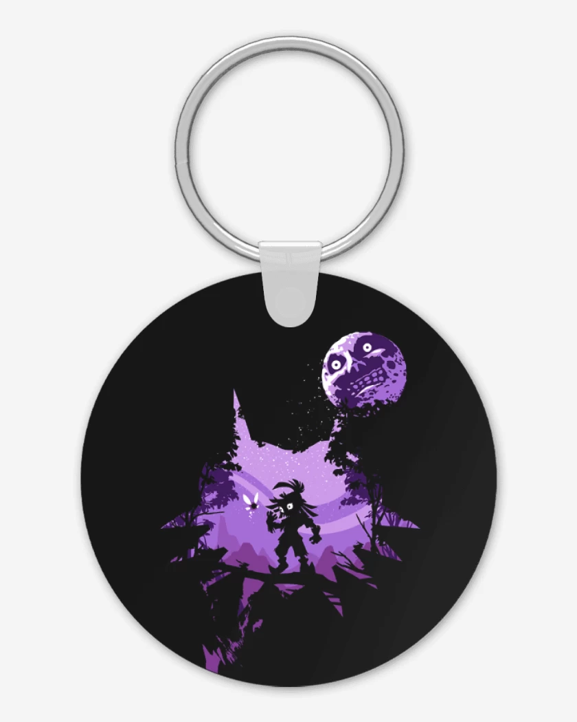 Llavero Negro de skull kid