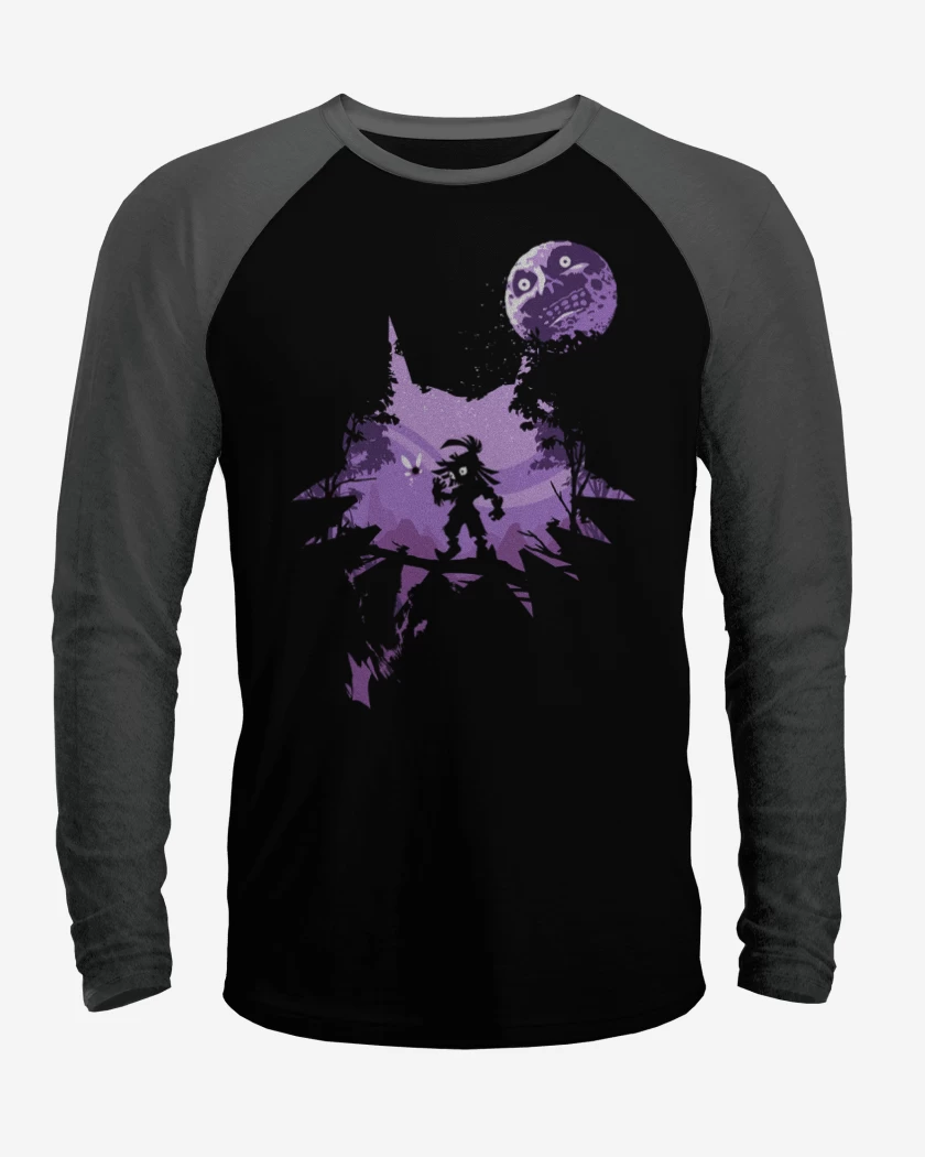 Polera Raglan skull kid