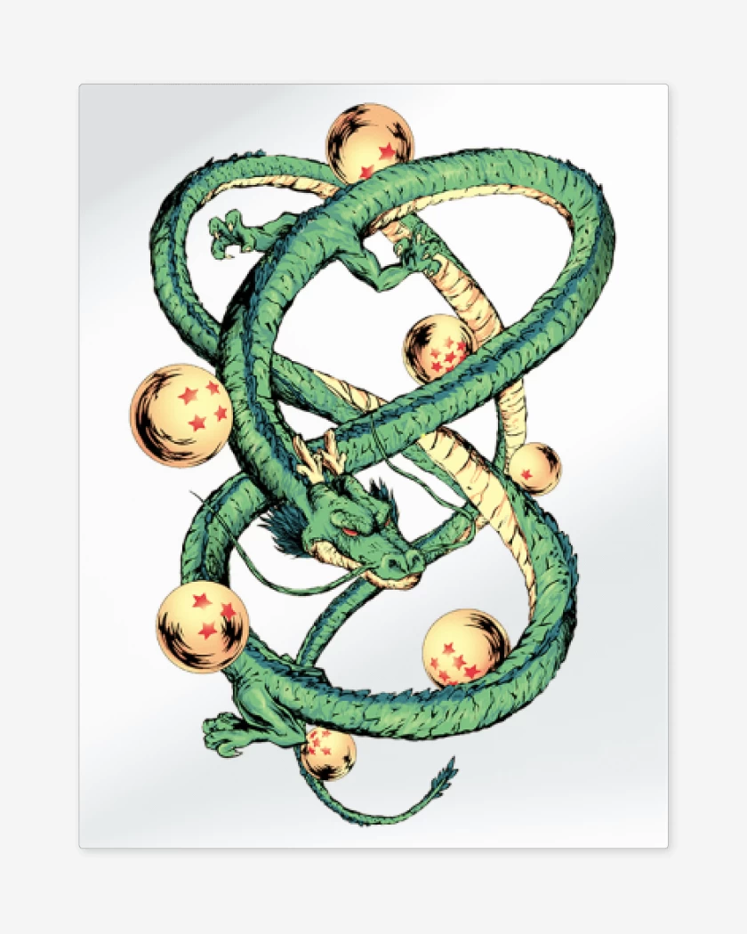 Print metalico Blanco de ShenLong
