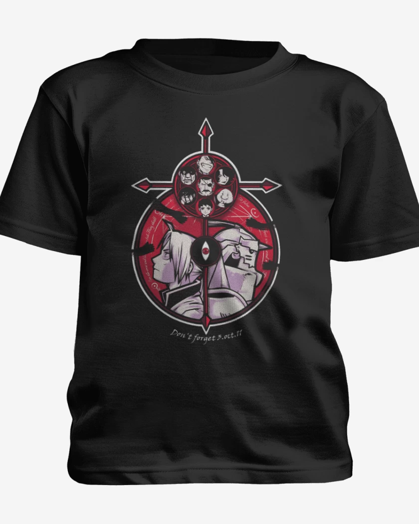 Polera de niño fullmetal 7 pecados