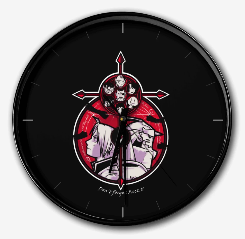 Reloj Negro de fullmetal 7 pecados
