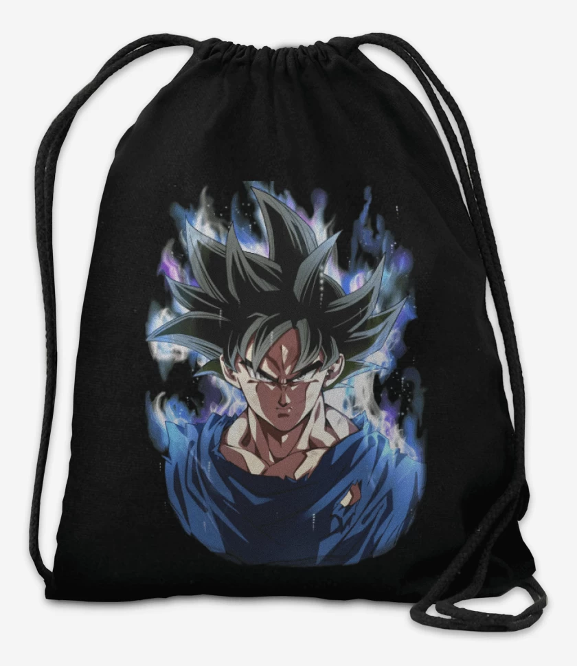 Mochila Negro de goku migatte