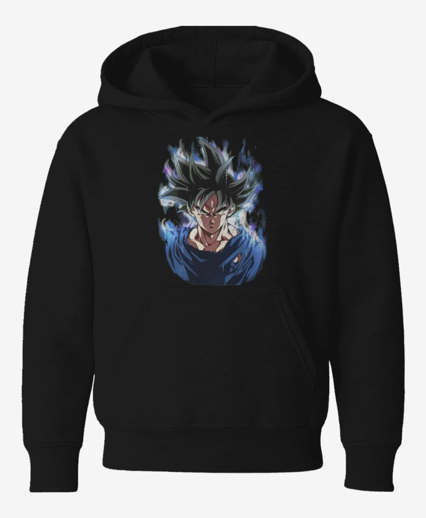 Poleron de niño Negro de goku migatte