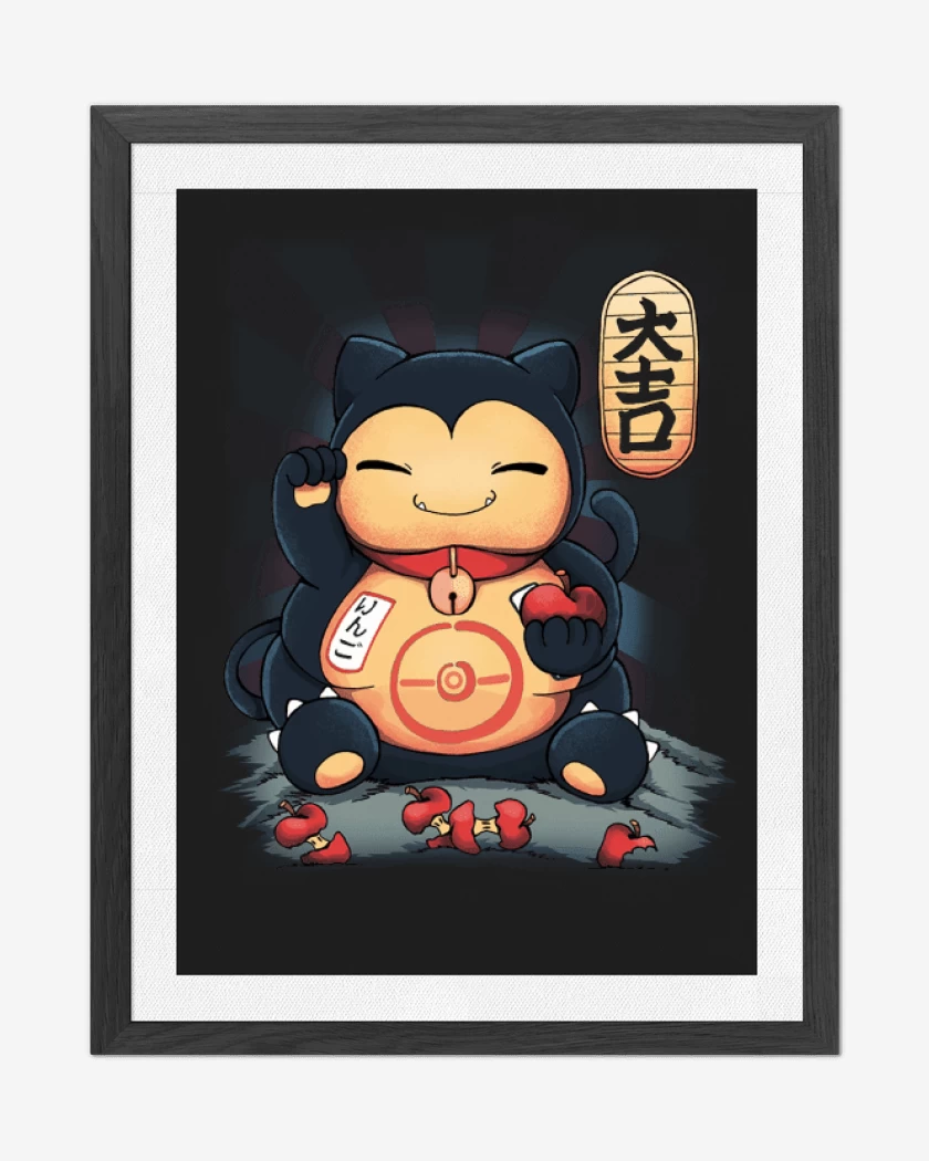 Cuadro decorativo lucky snorlax