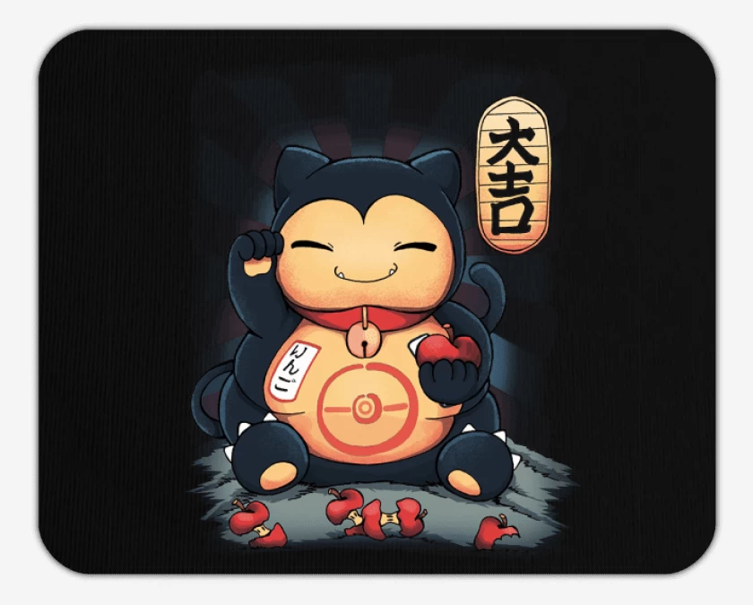 Mousepad lucky snorlax