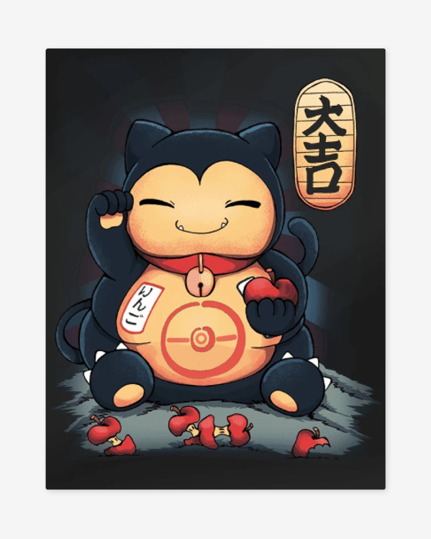Print metalico lucky snorlax