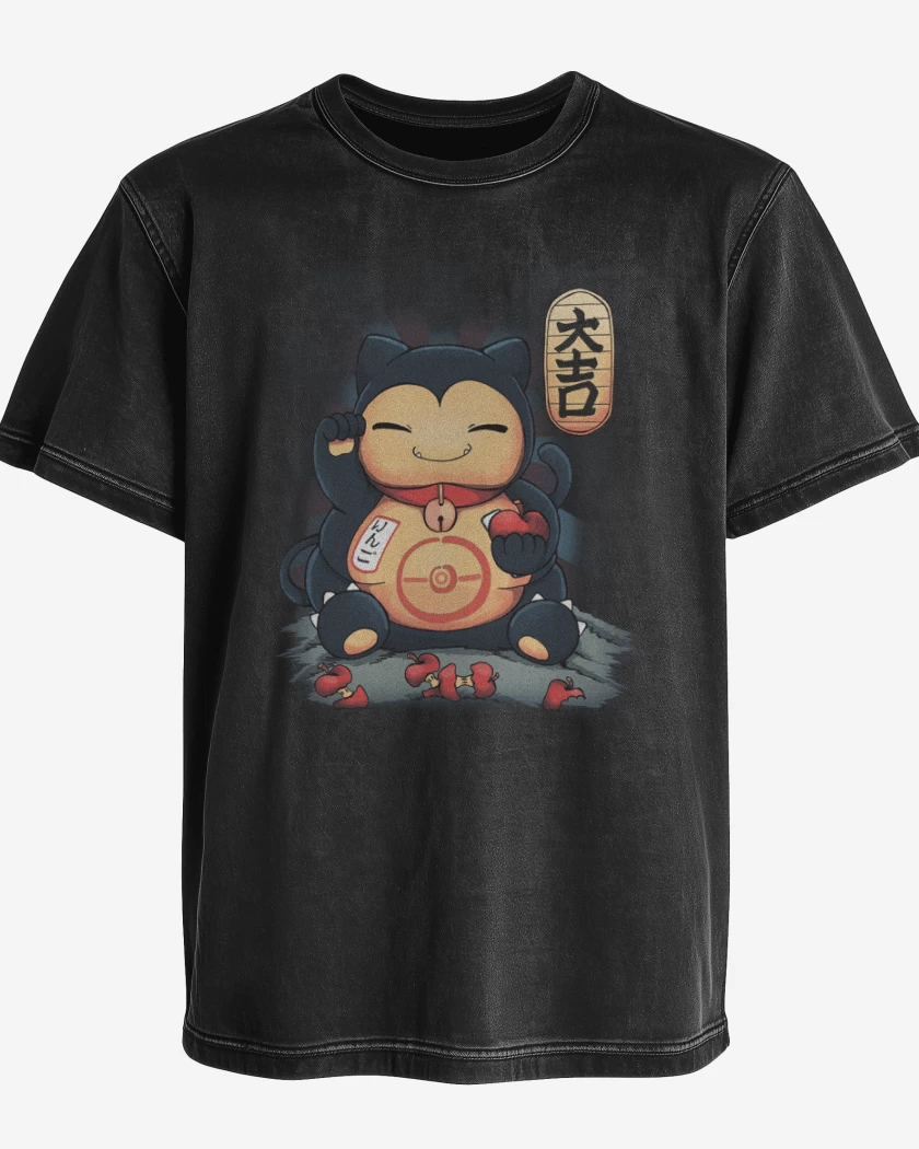 Polera desgastada lucky snorlax