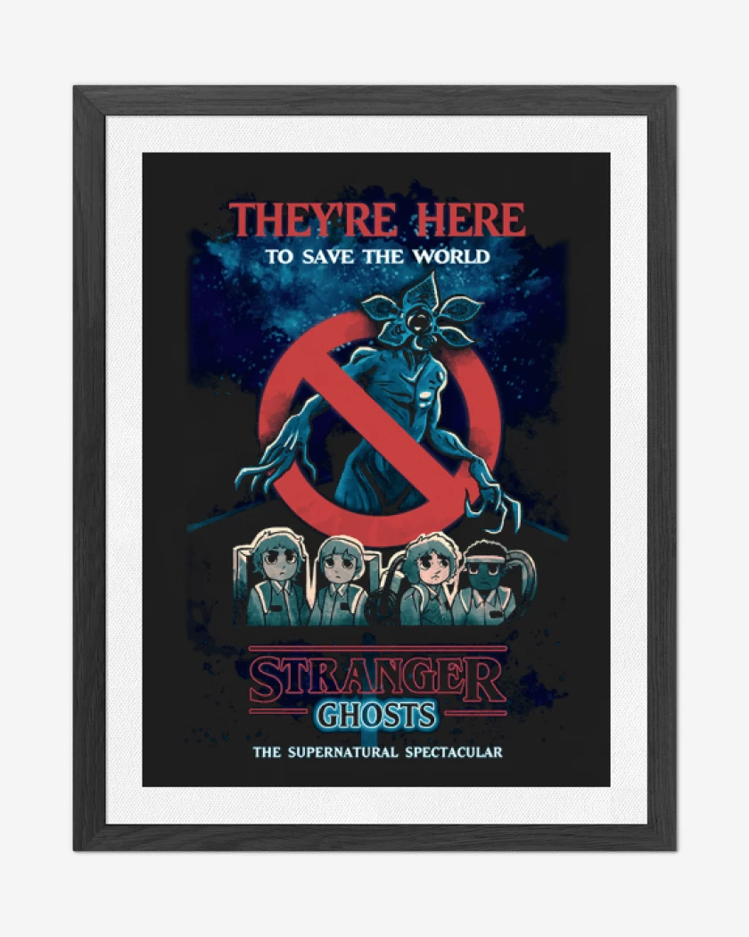 Cuadro decorativo Negro de Stranger ghosts