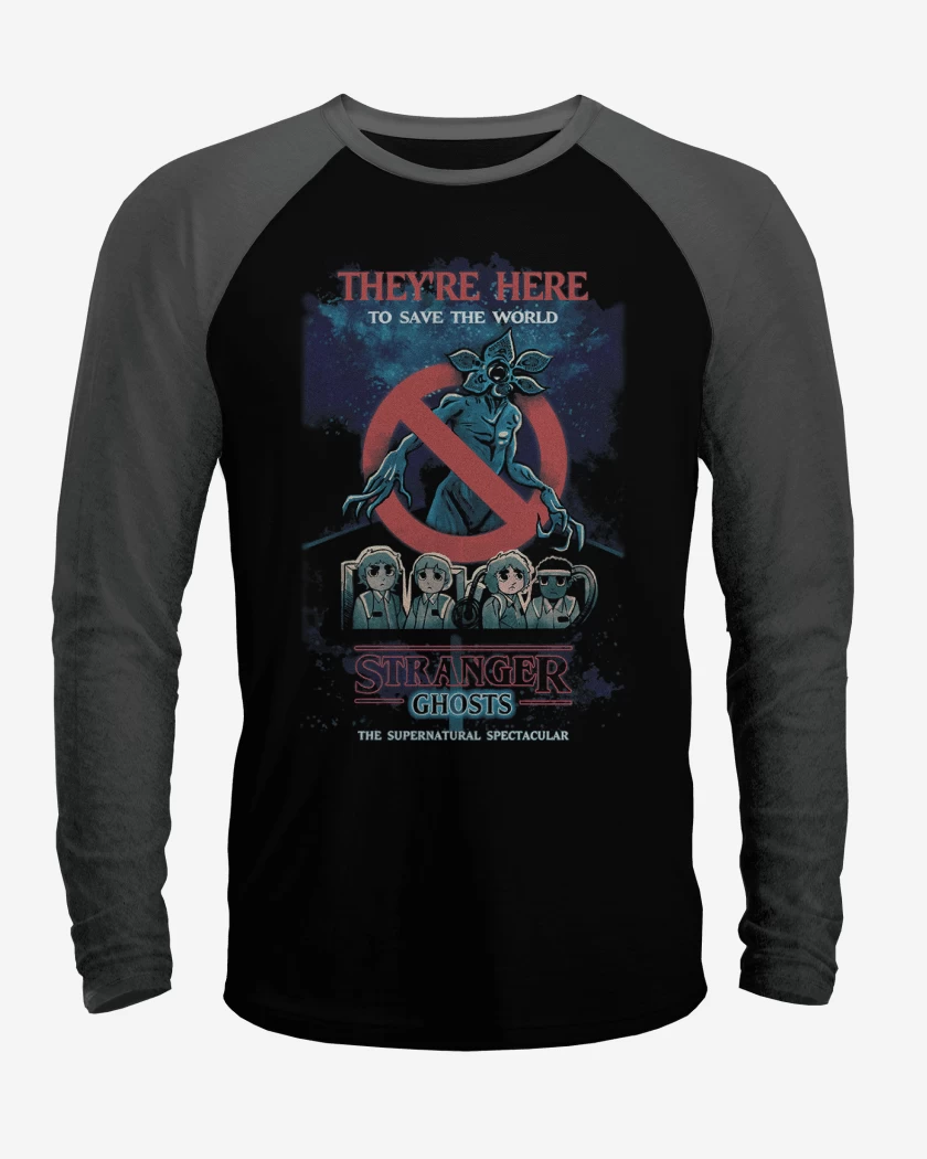 Polera Raglan Stranger ghosts