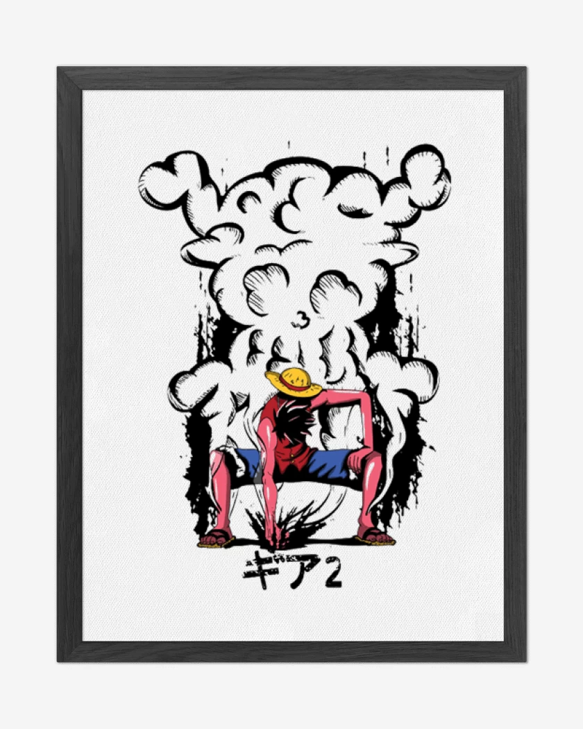 Cuadro decorativo luffy gear