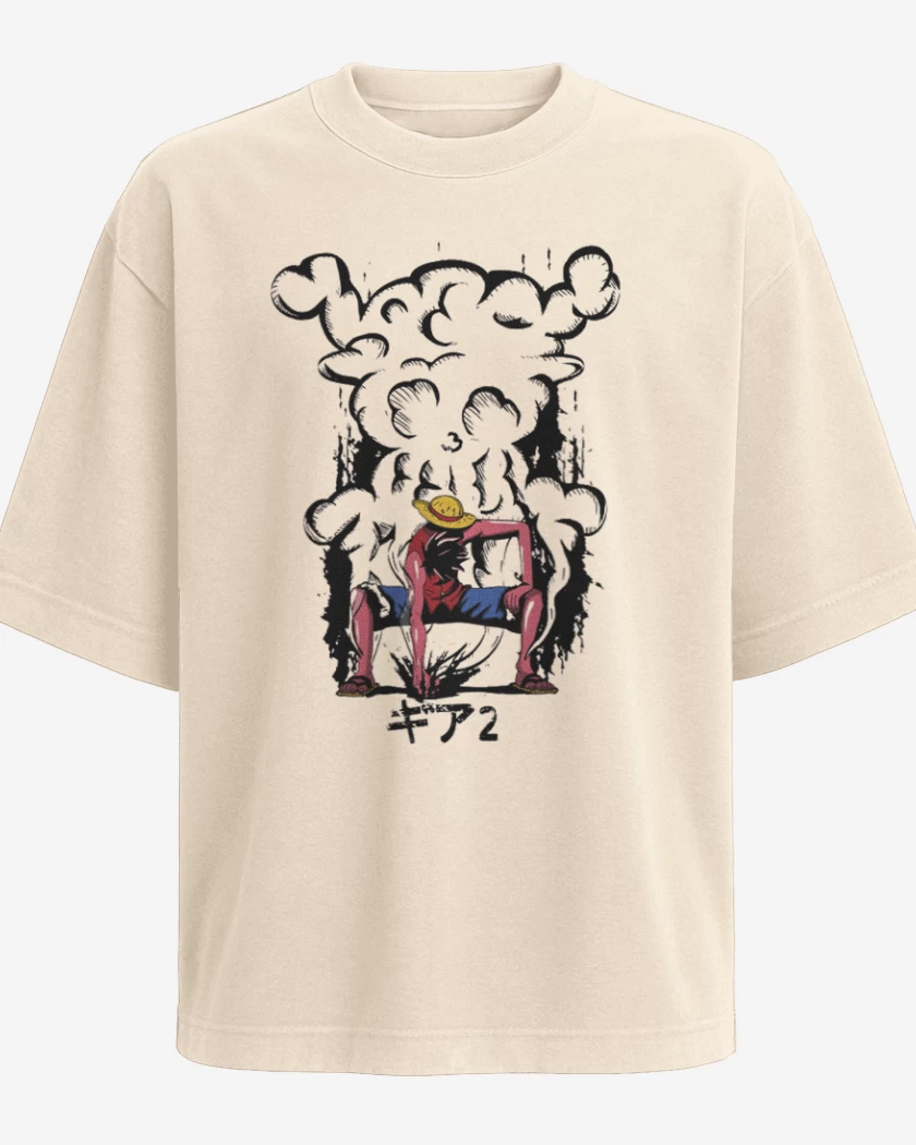 Polera Oversize luffy gear