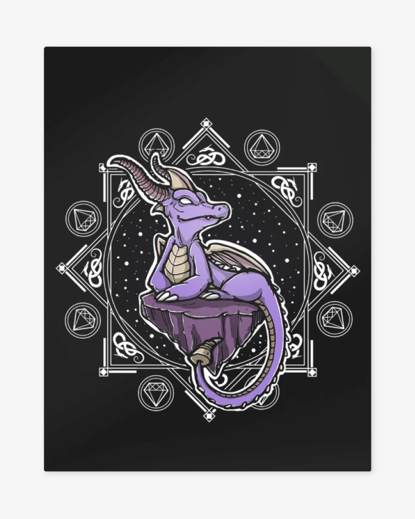 Print metalico Negro de Spyro