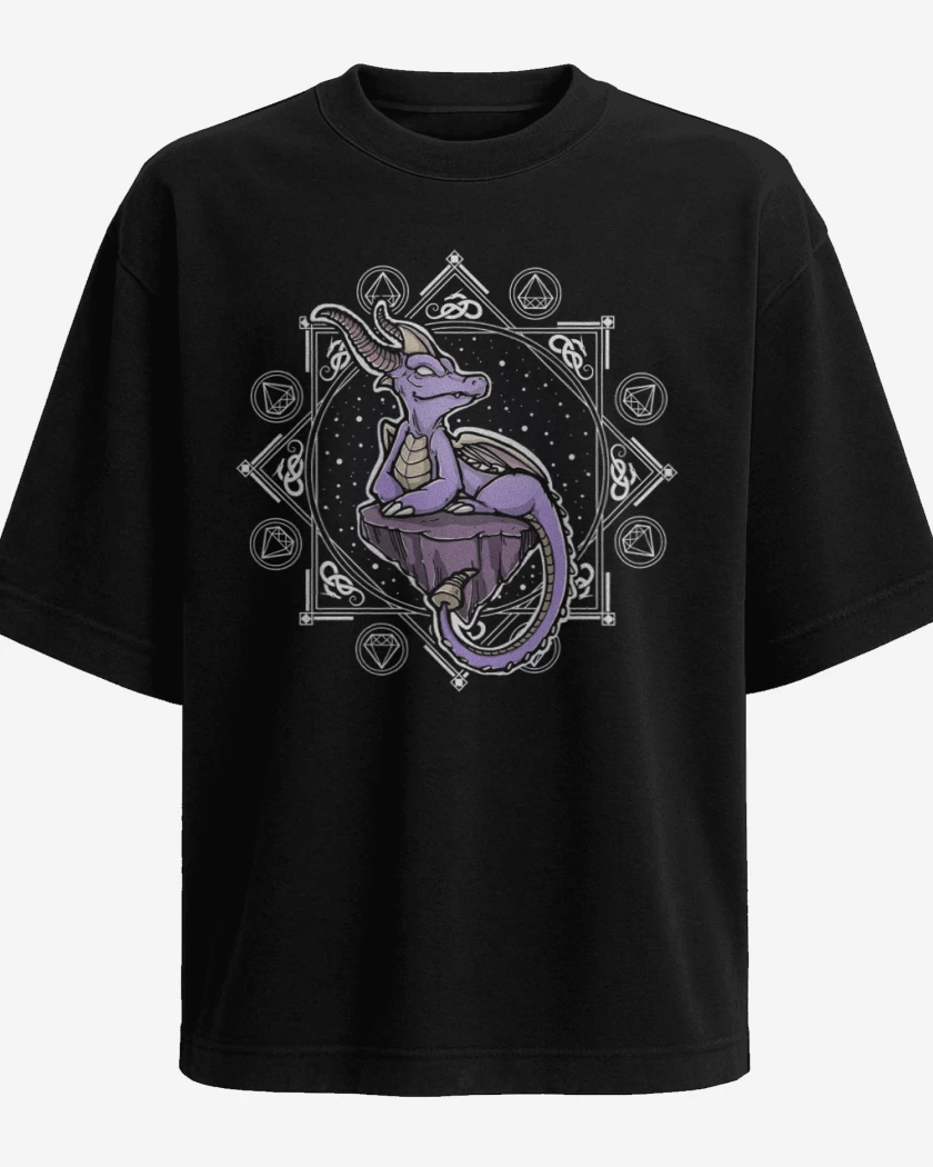 Polera Oversize Negro de Spyro