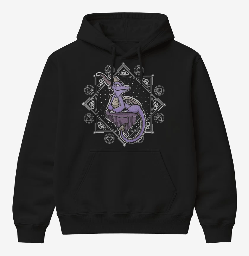 Poleron Canguro básico Negro de Spyro